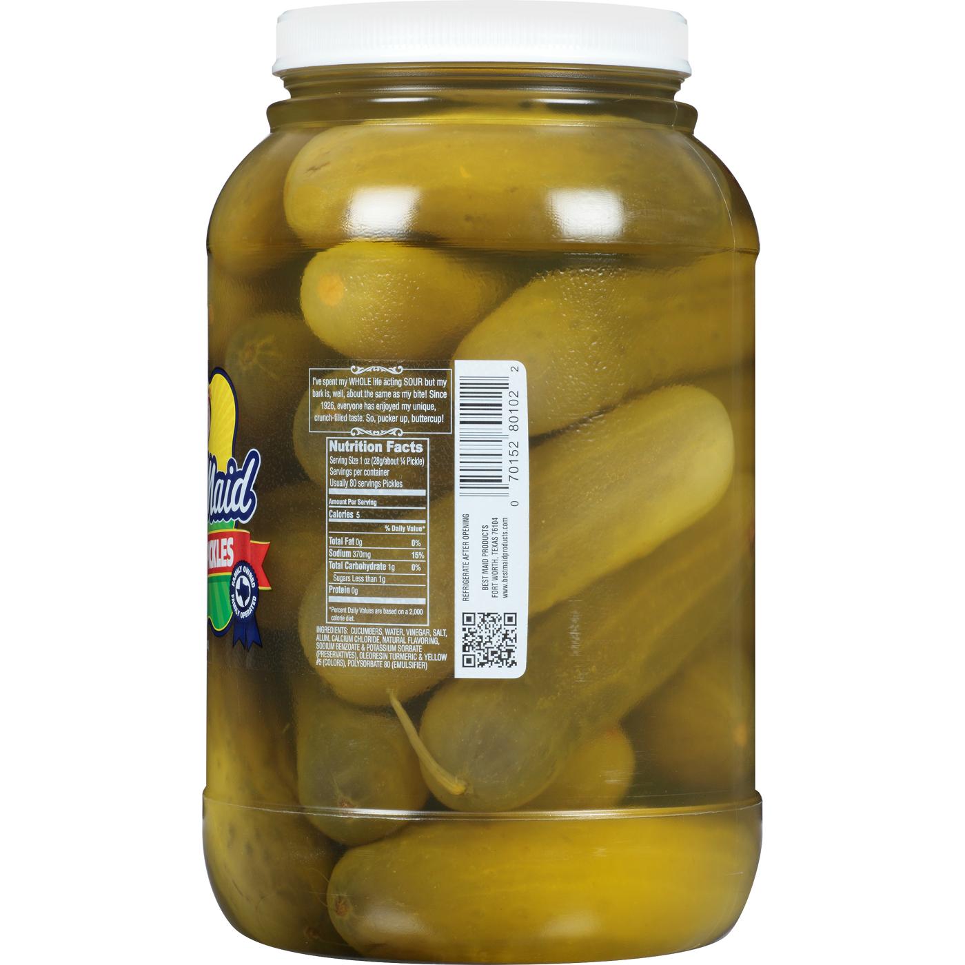 Best Maid Sour Pickles; image 3 of 4