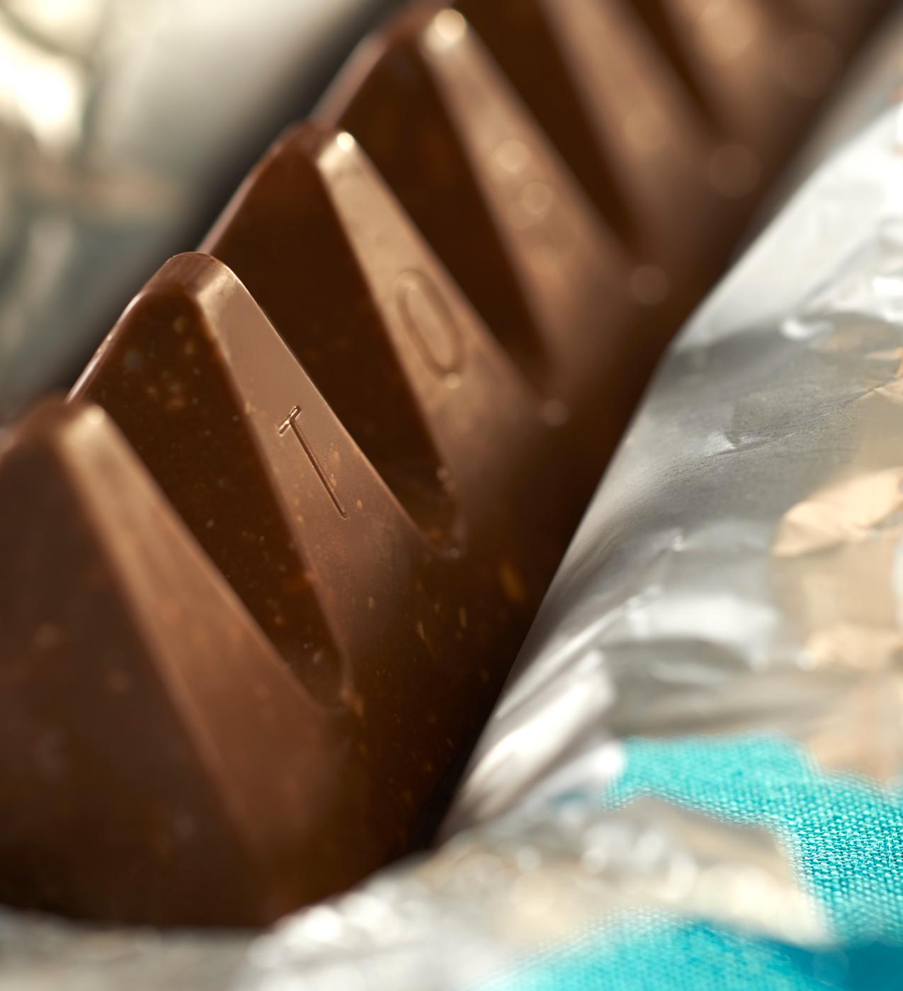 Toblerone Milk Chocolate Bar with Honey & Almond Nougat; image 9 of 10