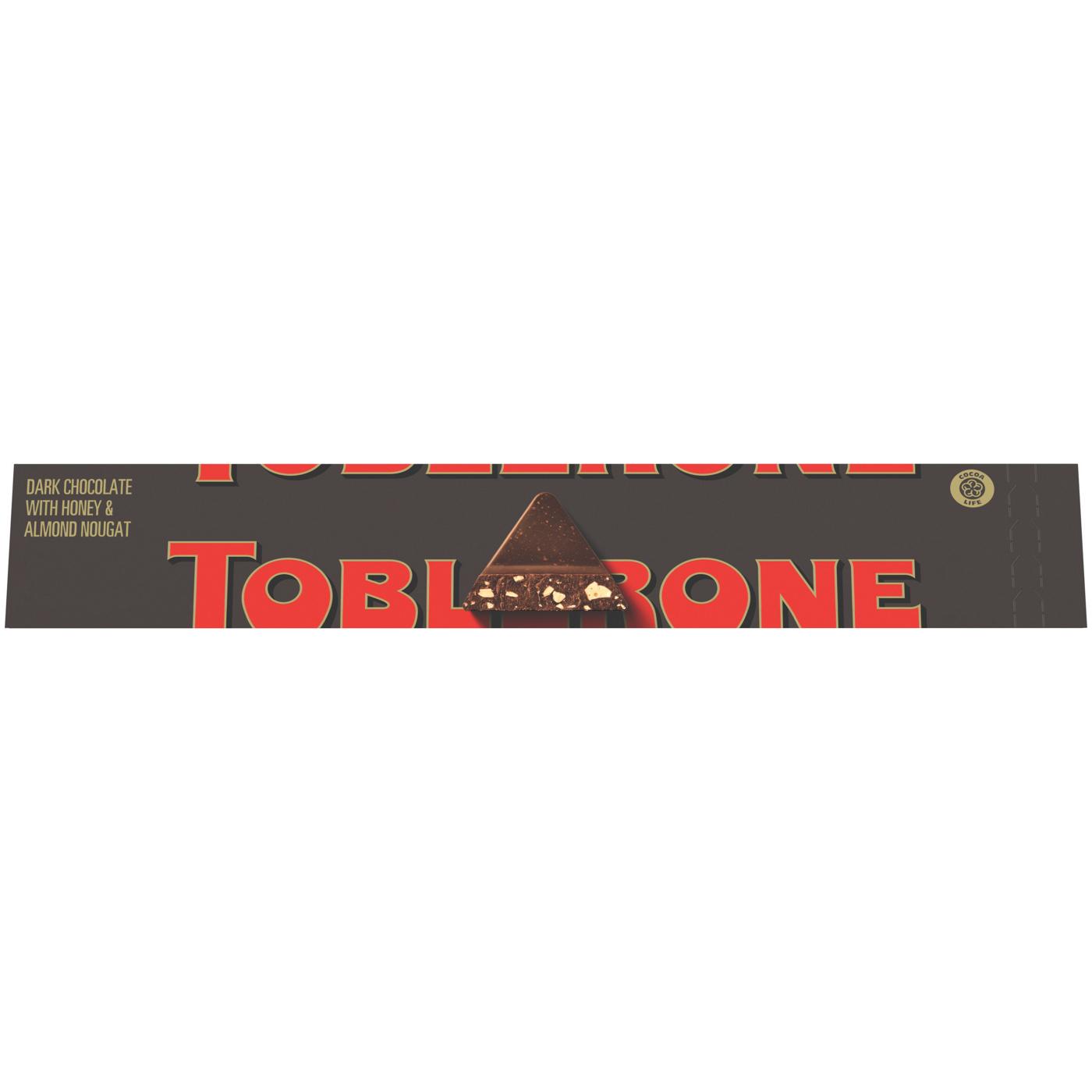 Toblerone Swiss Dark Chocolate Bar; image 1 of 3