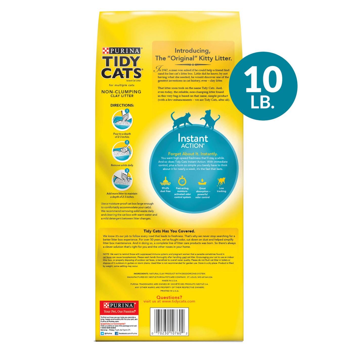 Tidy Cats Purina Tidy Cats Non Clumping Cat Litter, Instant Action Low Tracking Cat Litter; image 3 of 4
