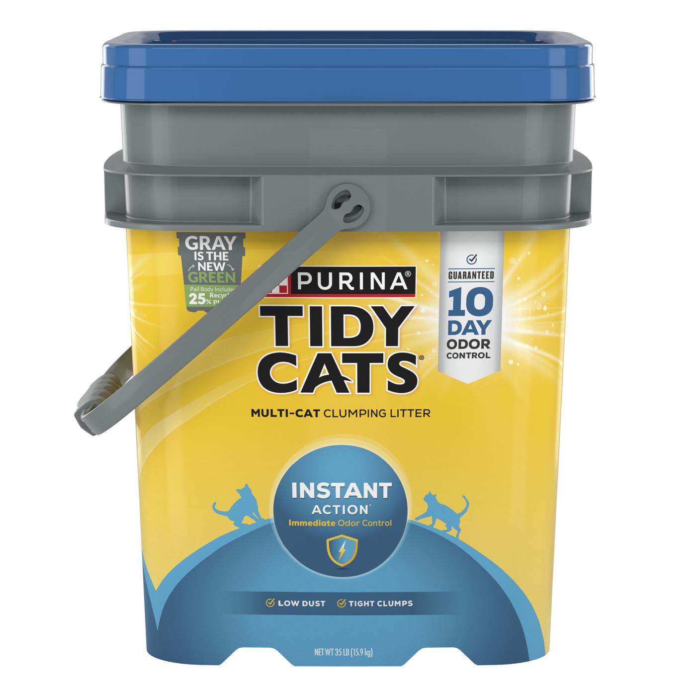 Tidy Cats Purina Tidy Cats Clumping Cat Litter, Instant Action Multi Cat Litter; image 1 of 3