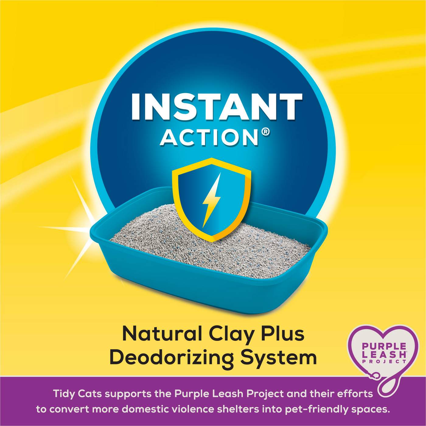 Tidy Cats Purina Tidy Cats Clumping Cat Litter, Instant Action Multi Cat Litter; image 2 of 3