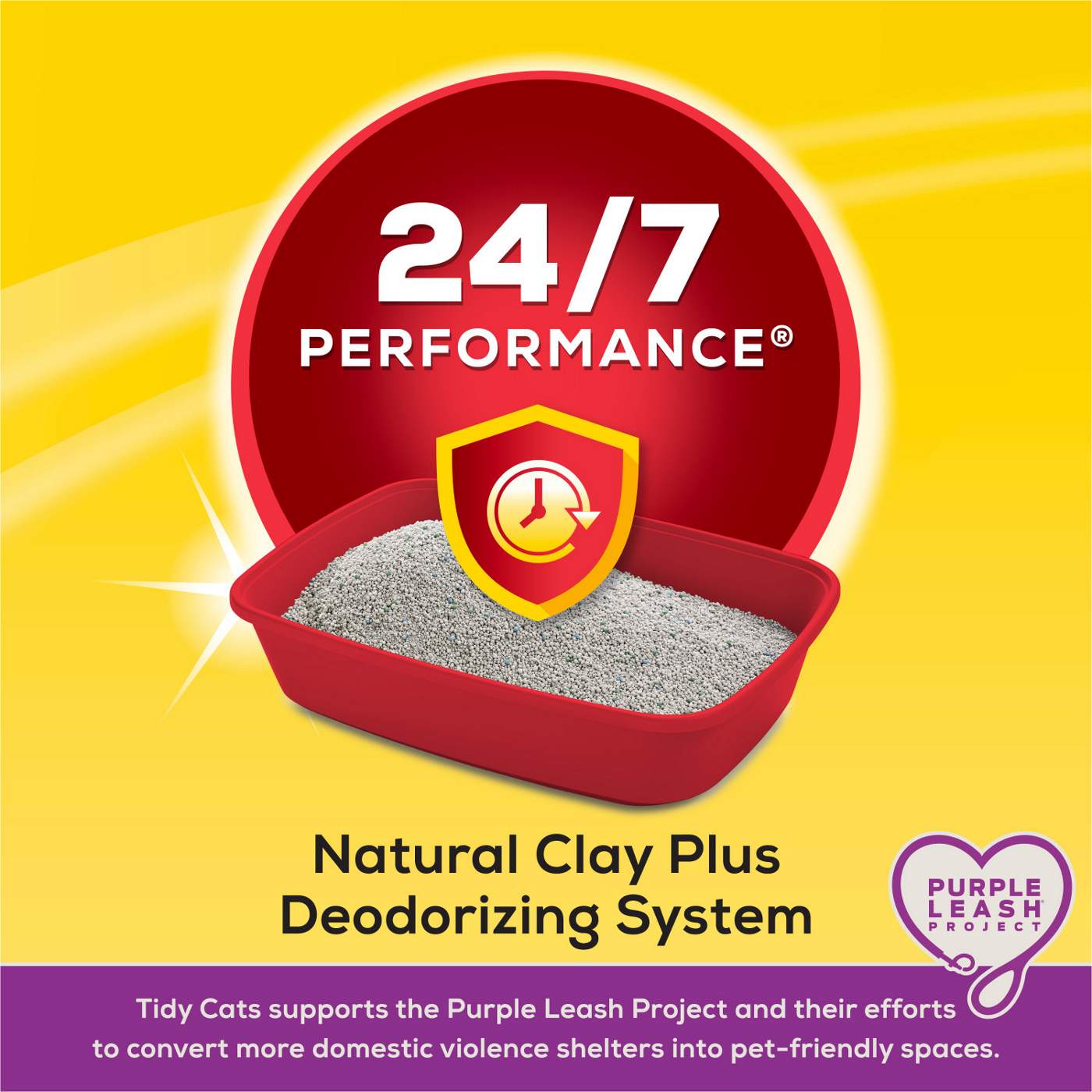 Tidy Cats Purina Tidy Cats Clumping Cat Litter, 24/7 Performance Multi Cat Litter; image 3 of 4