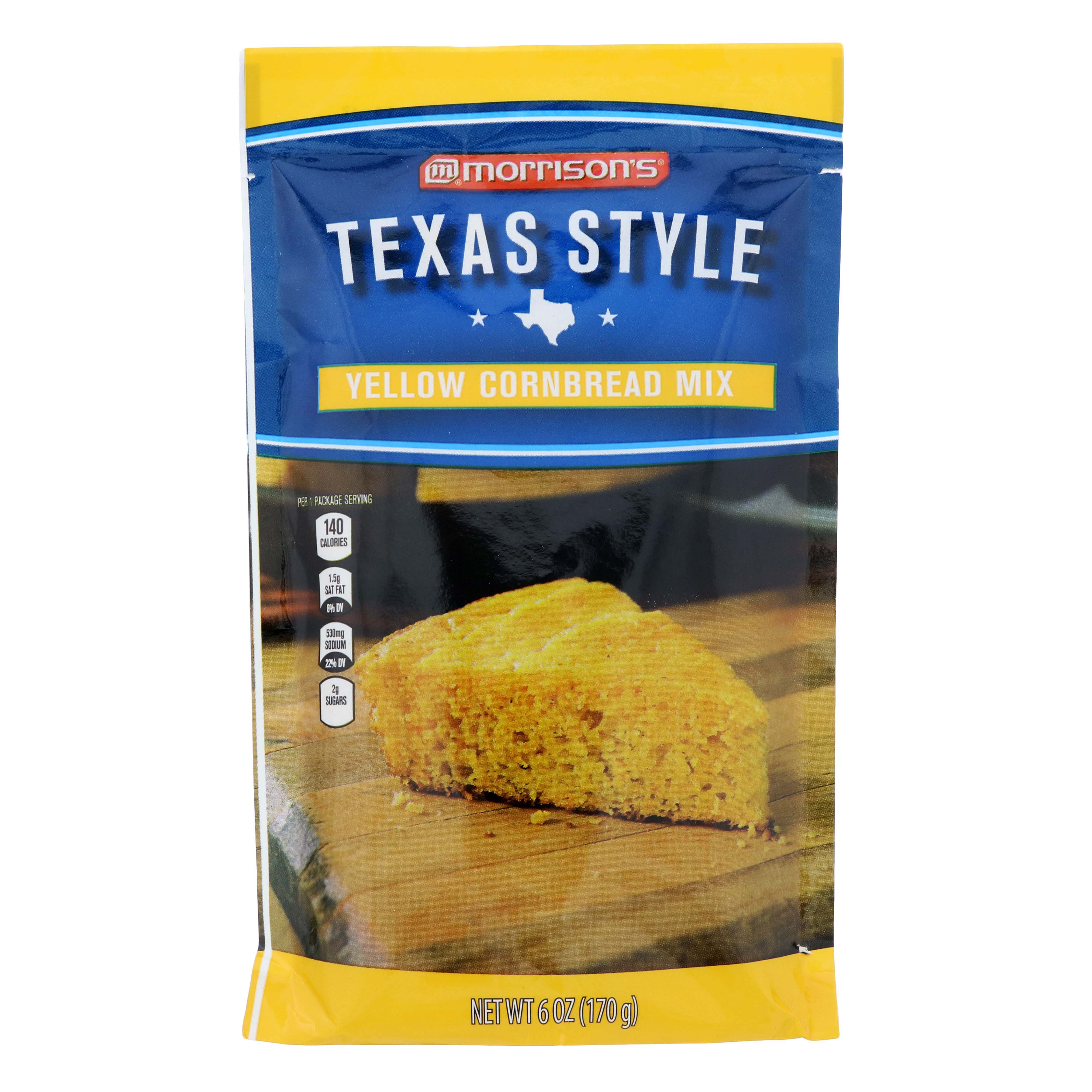 Morrison's Texas Style Yellow Cornbread Mix Shop Baking Mixes at HEB