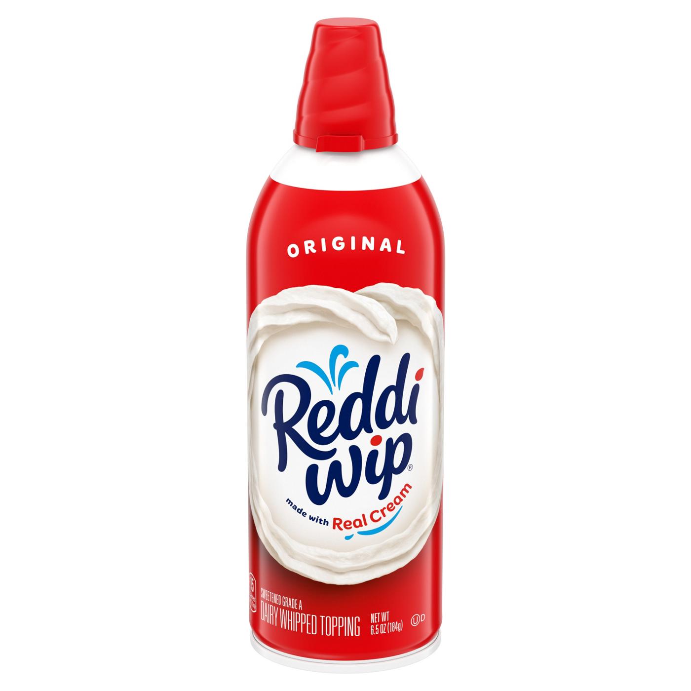 Reddi Wip Original Whipped Topping Made with Real Cream - Shop Sundae  Toppings at H-E-B