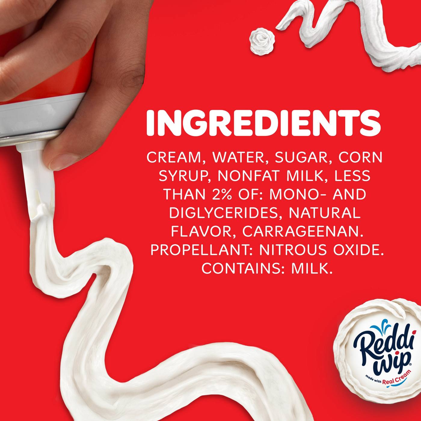Reddi Wip Original Whipped Topping Made with Real Cream Shop Sundae