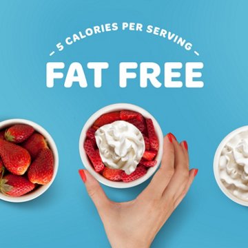 Reddi Wip Fat Free Whipped Topping, 6.5 oz