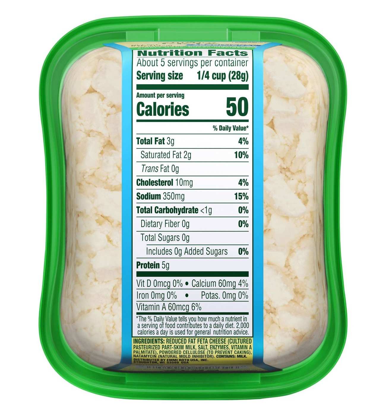 Athenos Reduced-Fat Feta Cheese; image 2 of 10
