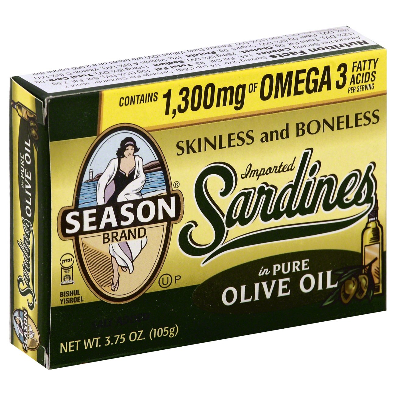 Season Imported Sardines in Pure Olive Oil Shop Canned & Dried Food at HEB