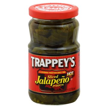 Trappey's Sliced Hot Jalapenos, 12 oz