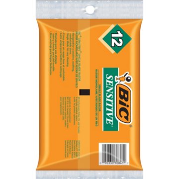 BIC Sensitive Shaver Disposable Razor - Orange