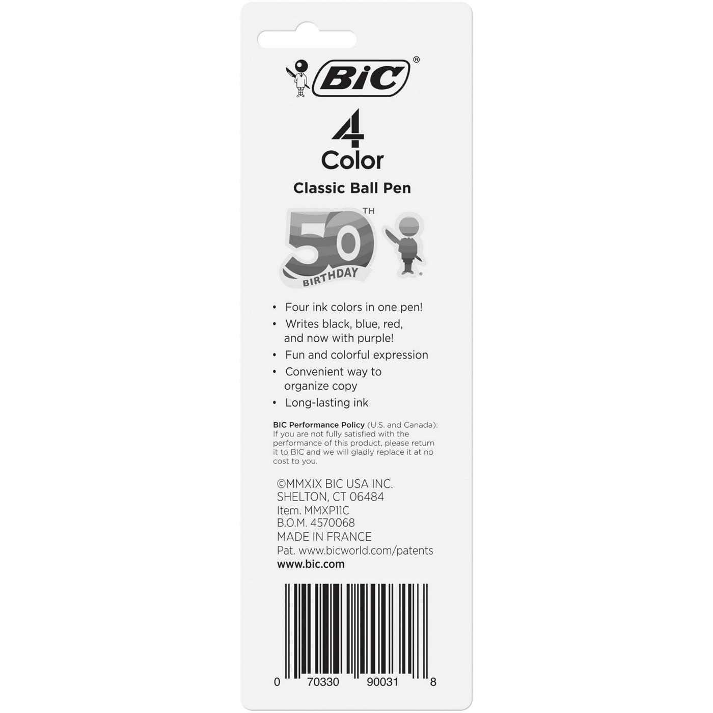 BIC 4-Color Original Ballpoint Pen; image 2 of 2