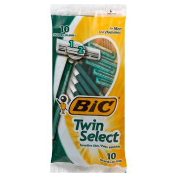 BIC Twin Select Sensitive Skin Shavers For Men