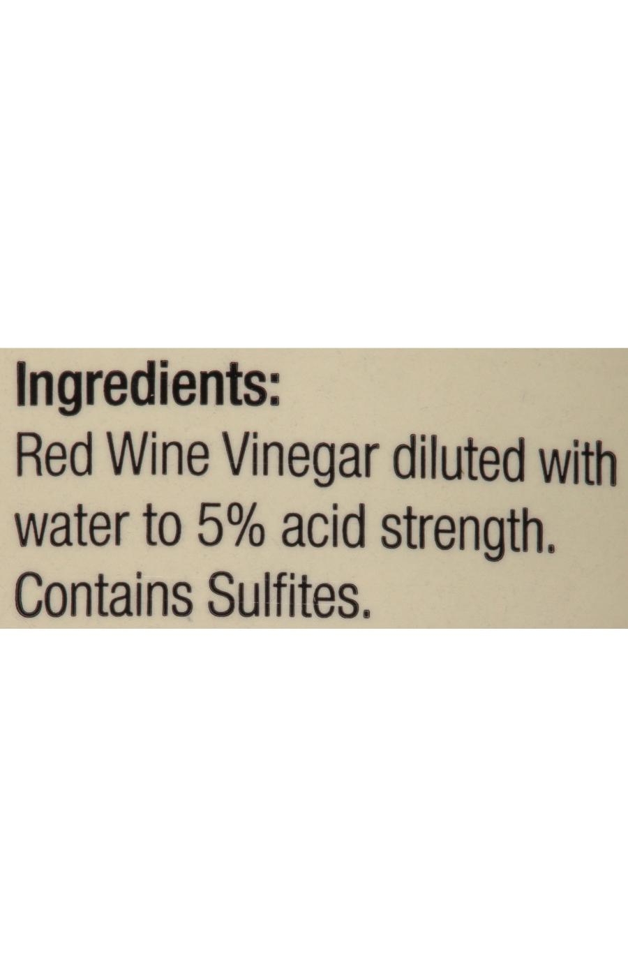 Pompeian Red Wine Vinegar; image 2 of 4