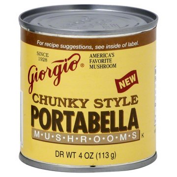 Giorgio Chunky Style Portabella Mushrooms, 4 oz