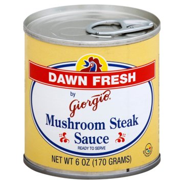 Giorgio Dawn Fresh Mushroom Steak Sauce, 6 oz