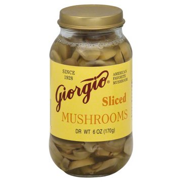 Giorgio Sliced Mushrooms, 6 oz