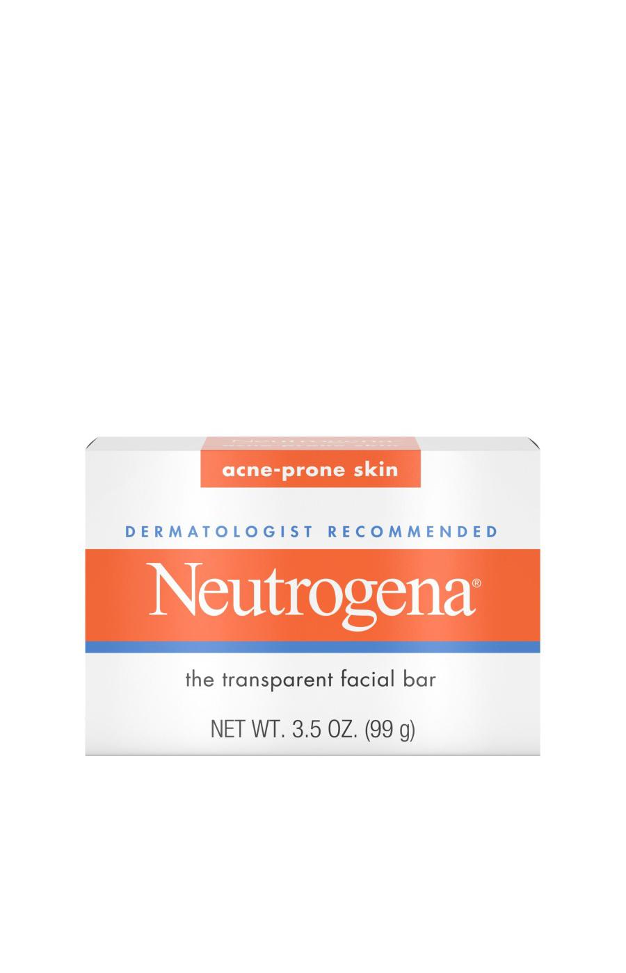 Neutrogena Facial Cleansing Bar For Acne-Prone Skin; image 1 of 4