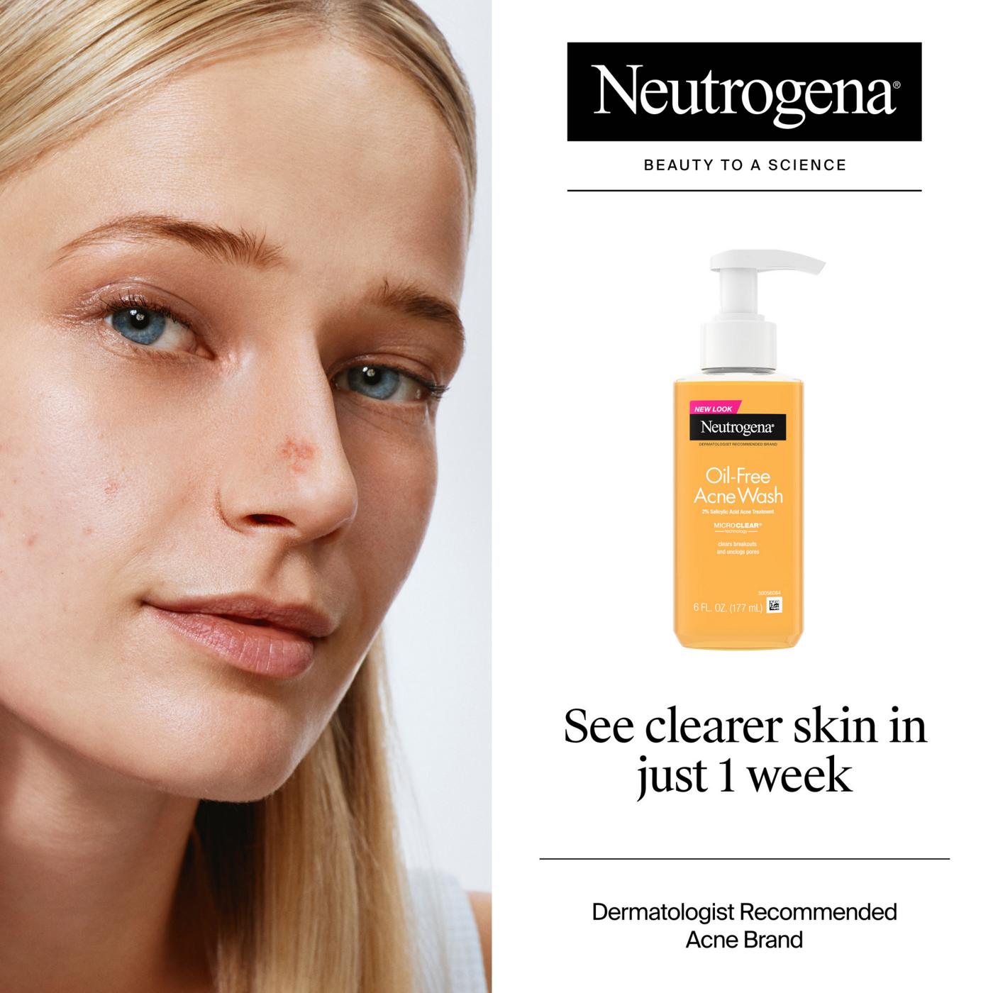 Neutrogena Oil-Free Salicylic Acid Acne Fighting Face Wash; image 4 of 7
