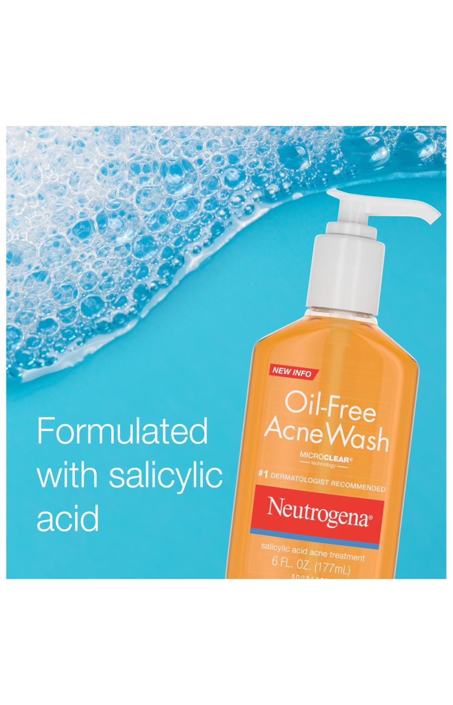 Neutrogena Oil-Free Acne Wash; image 5 of 6