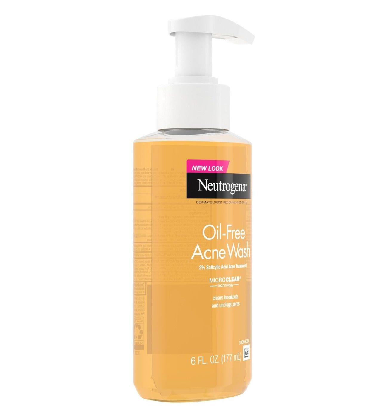 Neutrogena Oil-Free Salicylic Acid Acne Fighting Face Wash; image 6 of 7