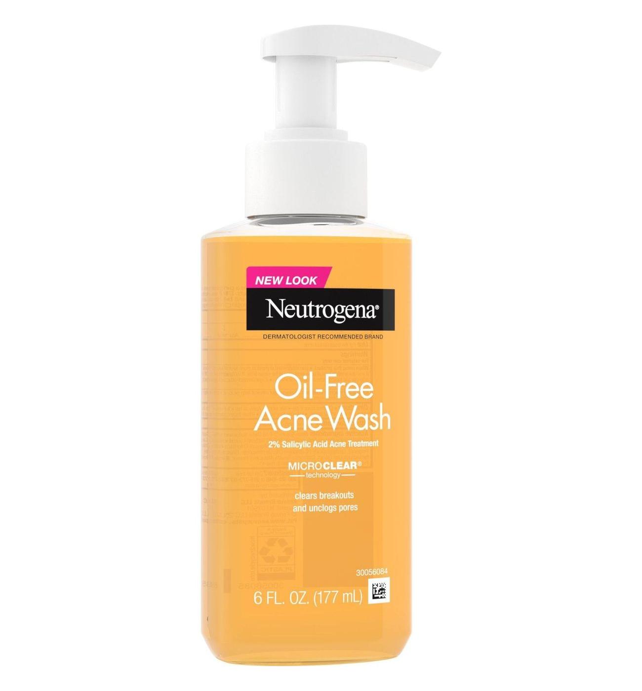 Neutrogena Oil-Free Salicylic Acid Acne Fighting Face Wash; image 7 of 7