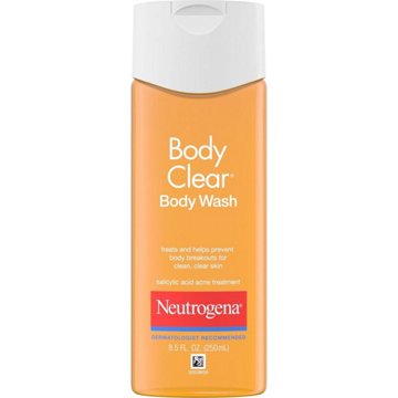 Neutrogena Clear Acne Body Wash with 2% Salicylic Acid, 8.5 oz