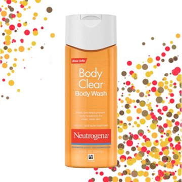 Neutrogena Clear Acne Body Wash with 2% Salicylic Acid, 8.5 oz