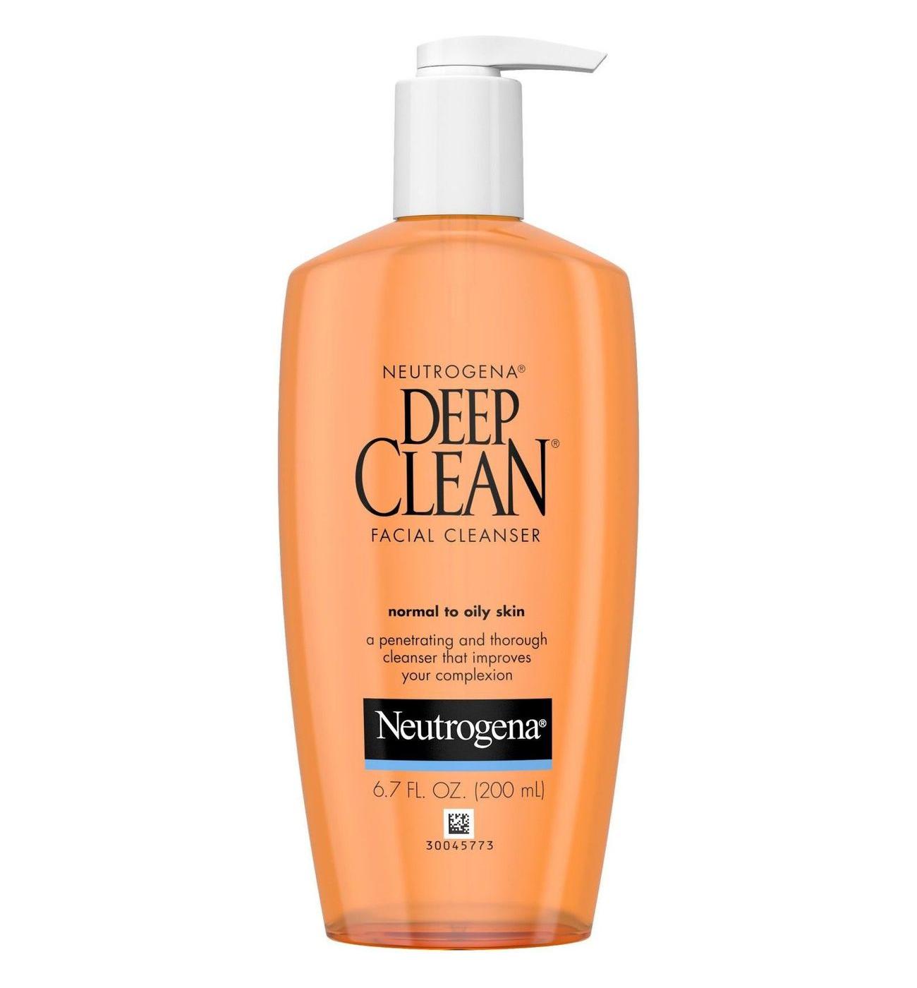 Neutrogena Deep Clean Facial Cleanser; image 1 of 3