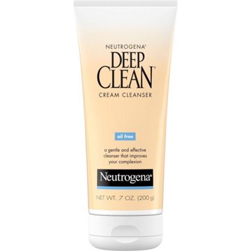 Neutrogena Deep Clean Oil-Free Daily Facial Cream Cleanser, 7 oz