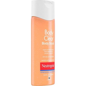 Neutrogena Body Clear Acne Body Scrub with 2% Salicylic Acid, 8.5 oz