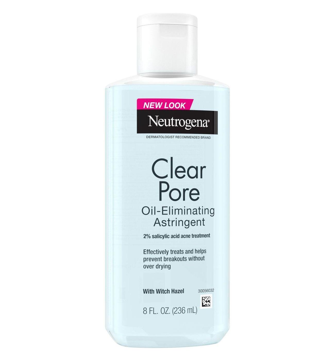Neutrogena Clear Pore Oil-Eliminating Facial Astringent; image 2 of 7