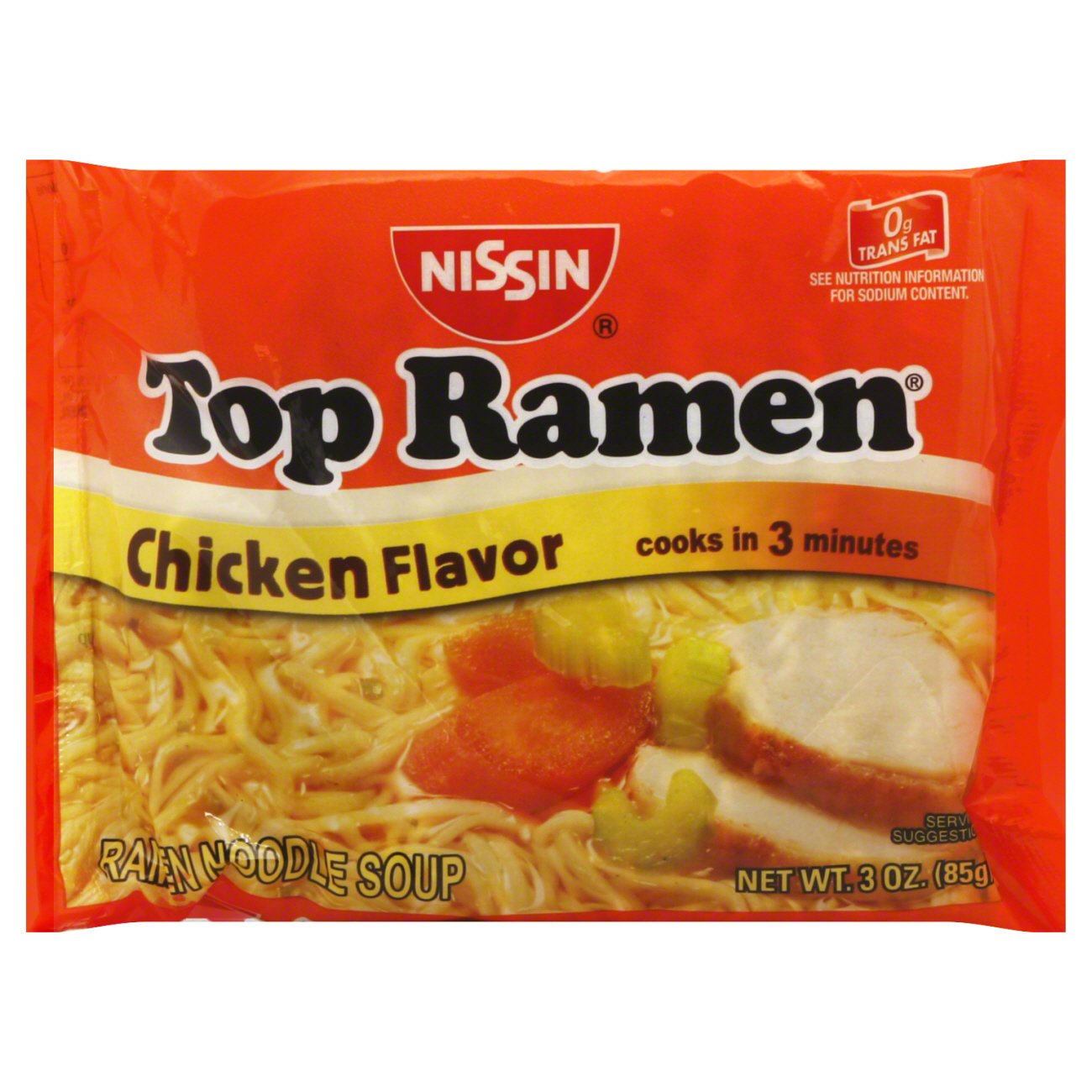 Nissin Top Ramen Chicken Flavor Ramen Noodle Soup Shop Soups Chili At H E B