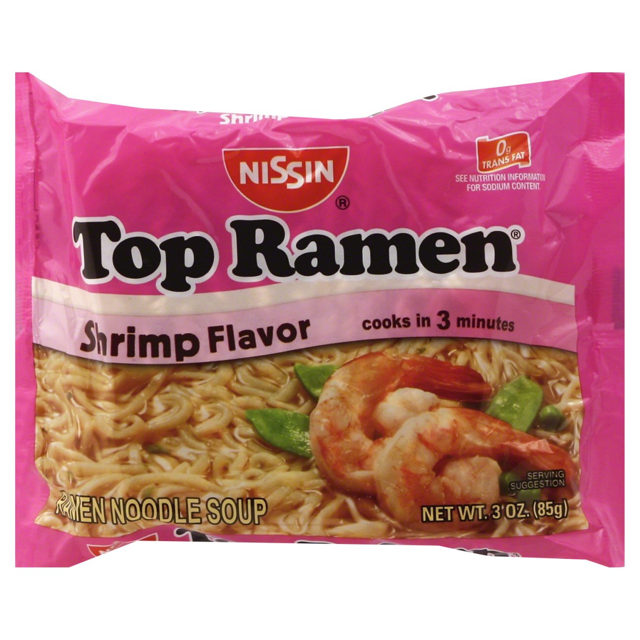 Nissin Top Ramen Shrimp Flavor Ramen Noodle Soup - Shop ...