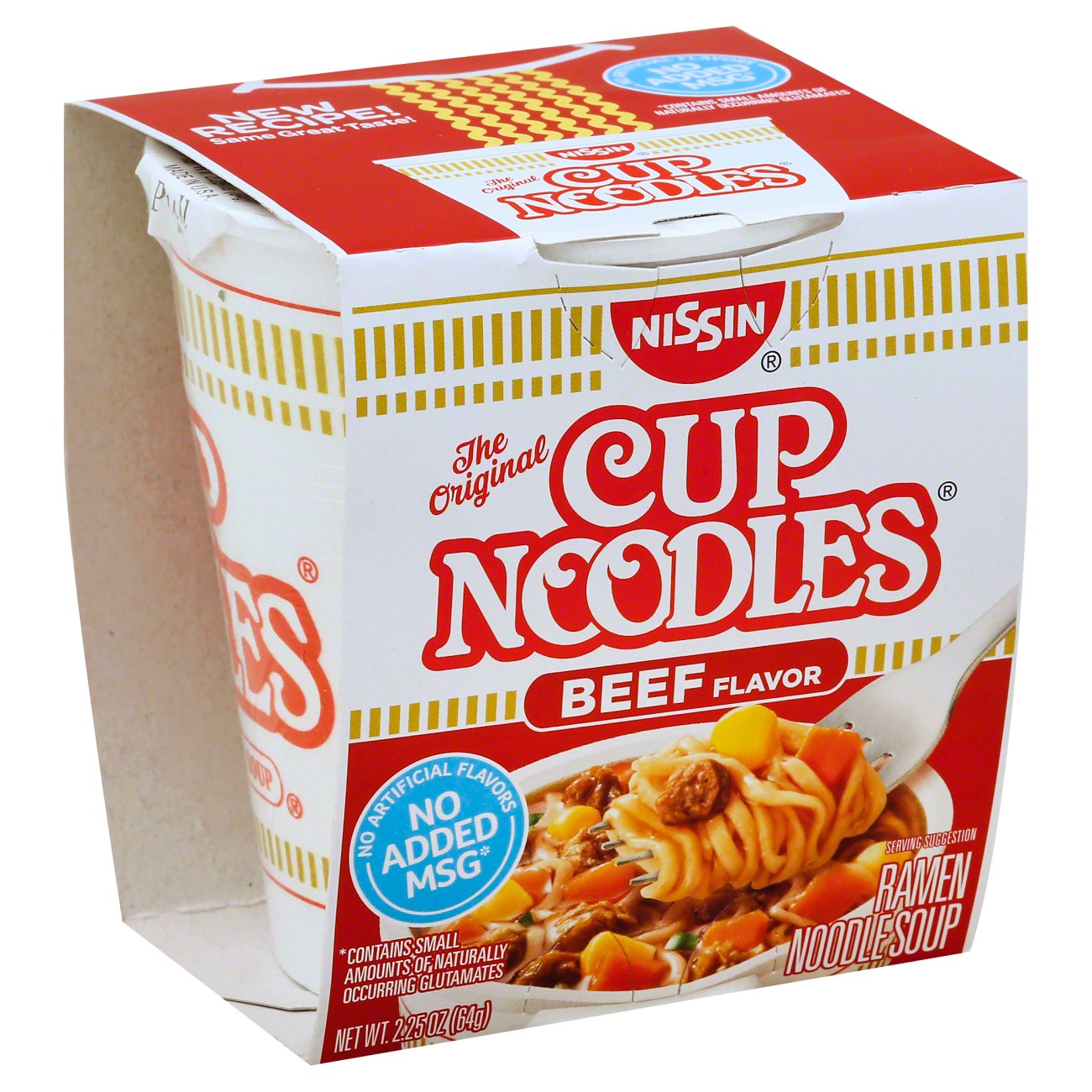 Nissin Cup Noodles Beef Flavor Ramen Noodle Soup - Shop Soups & Chili ...