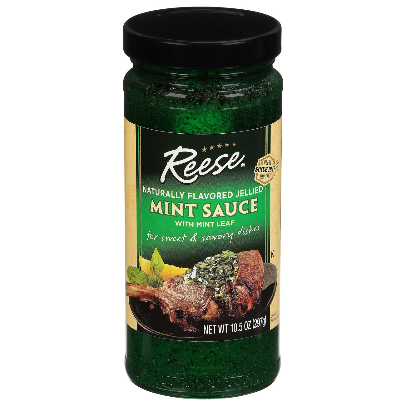 Reese Jellied Mint Sauce With Mint Leaves Shop Jelly & Jam at HEB