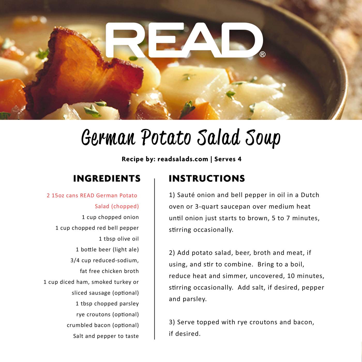 Read German Potato Salad; image 3 of 3