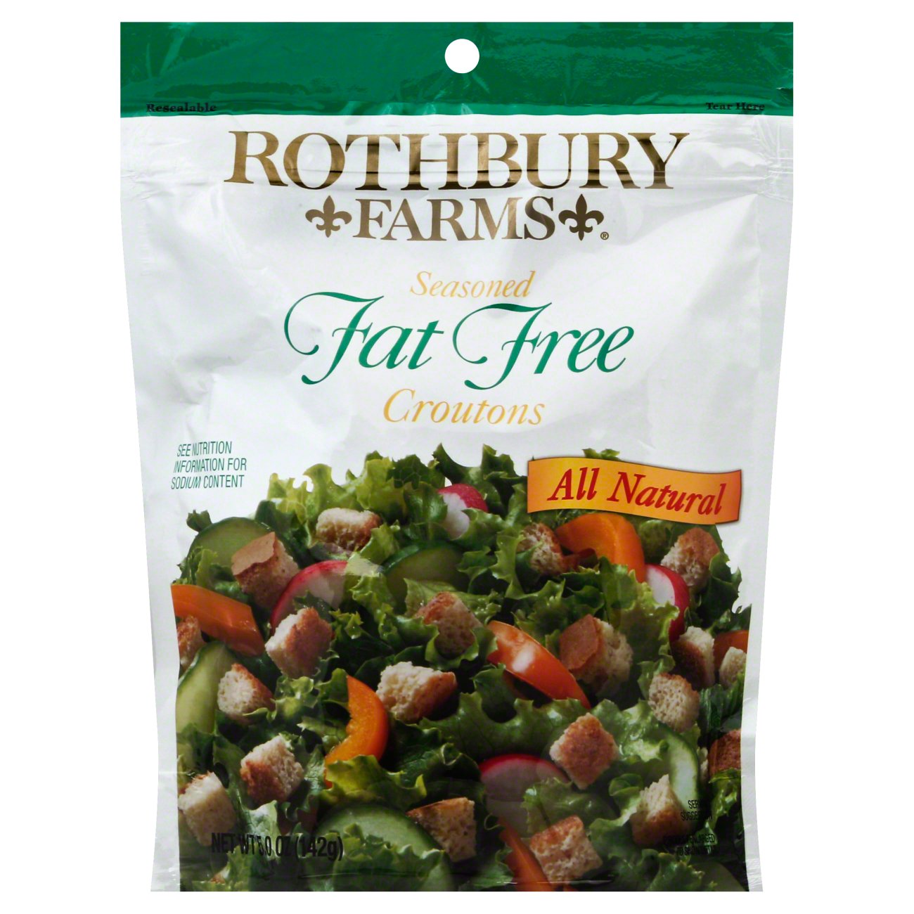 Rothbury Farms Seasoned Fat Free Croutons Shop Salad Toppings at HEB
