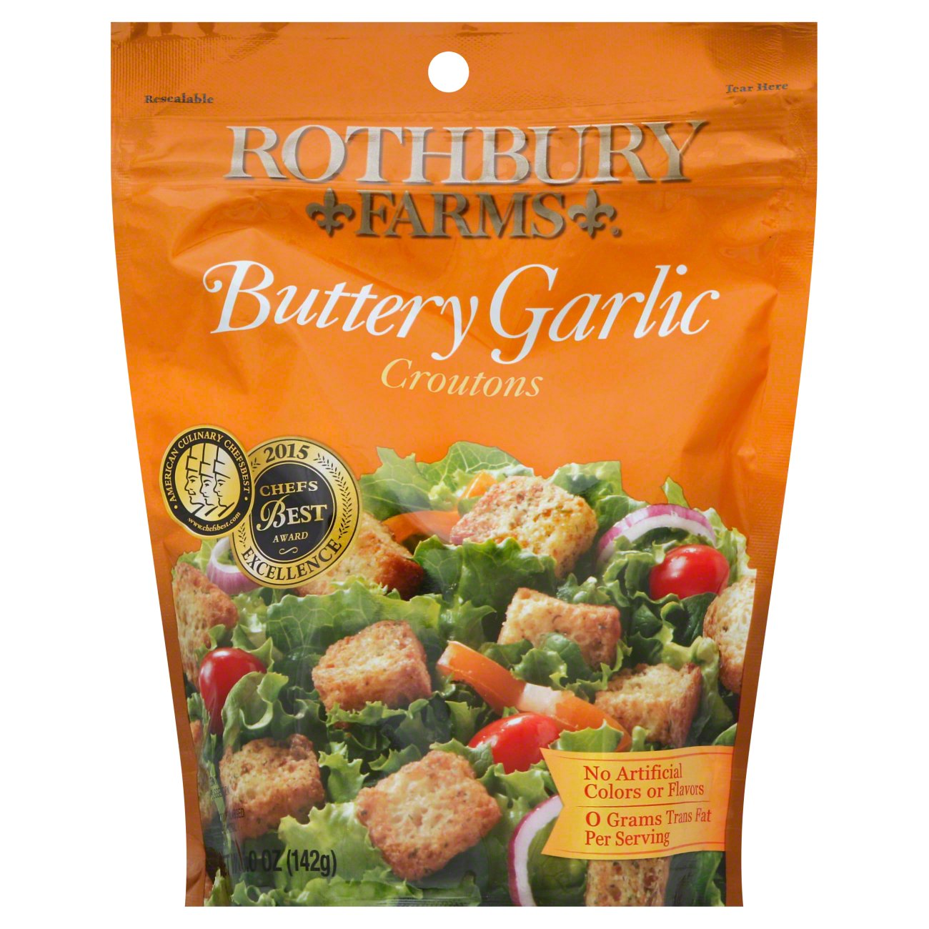Rothbury Farms Buttery Garlic Croutons Shop Salad toppings at HEB