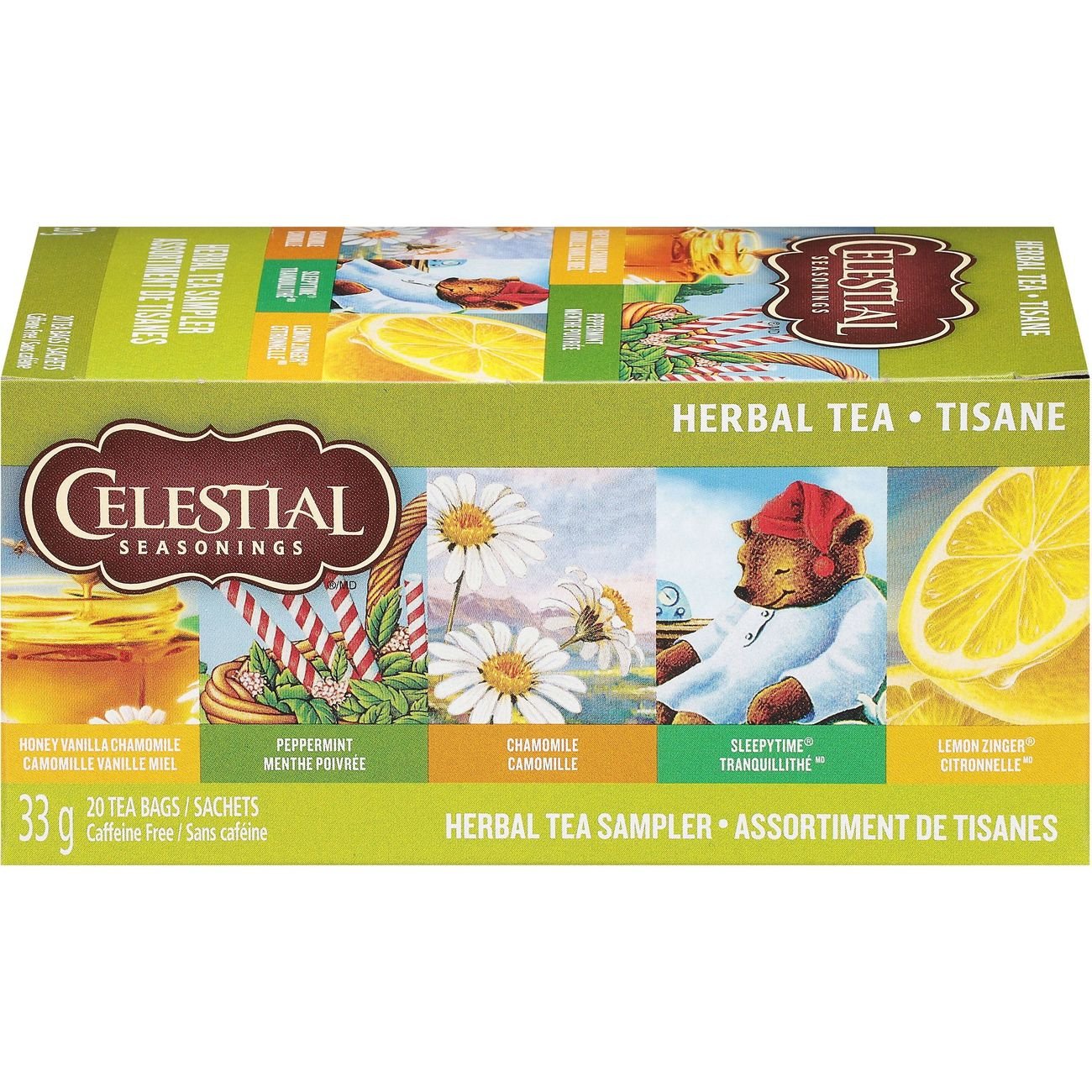 Celestial Seasonings Caffeine Free Sampler Herbal Tea Bags Shop Tea