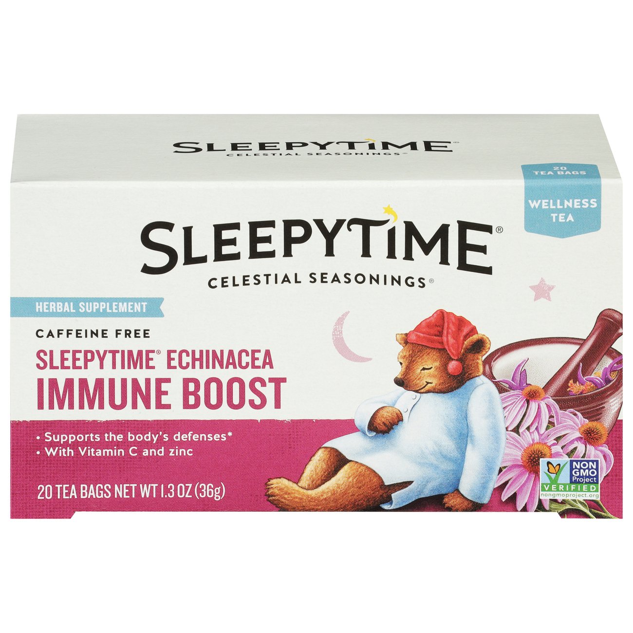Celestial Seasonings Sleepytime Echinacea Immune Boost Caffeine Free