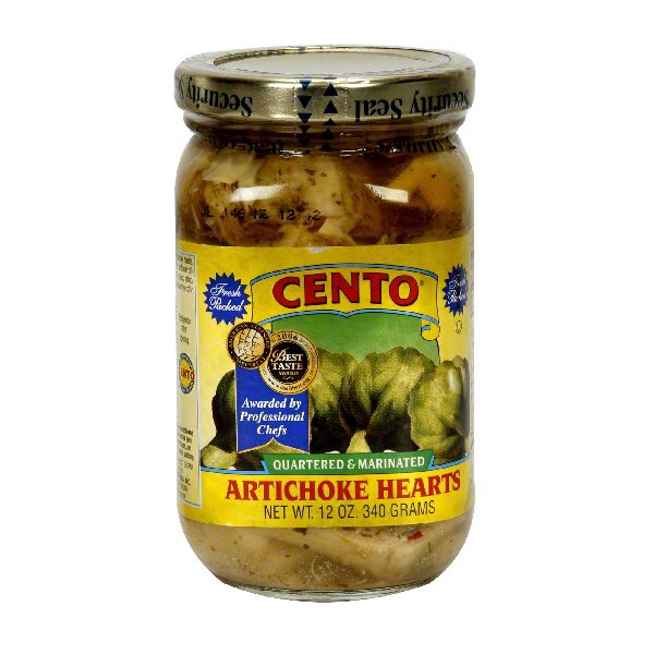 Cento Quartered and Marinated Artichoke Hearts - Shop Artichokes