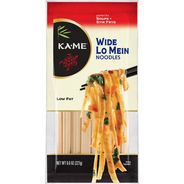 KA ME Wide Lo Mein Noodles