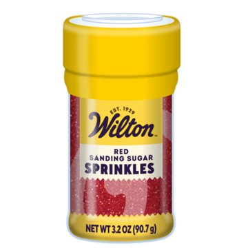 Wilton Sanding Sugar Sprinkles - Red, 3.25 oz