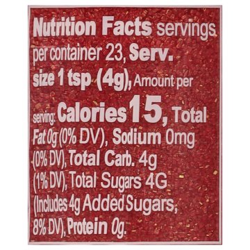 Wilton Sanding Sugar Sprinkles - Red, 3.25 oz