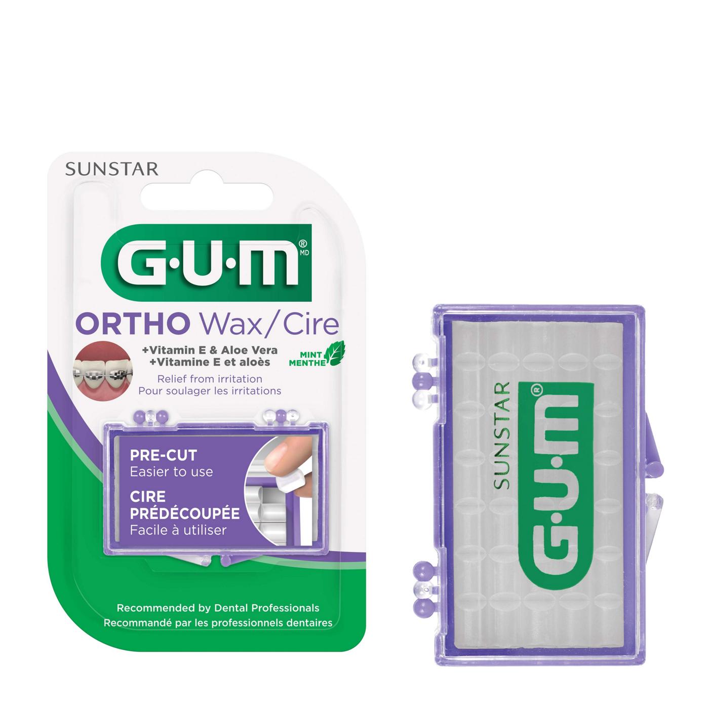 GUM Mint Ortho Wax; image 2 of 4