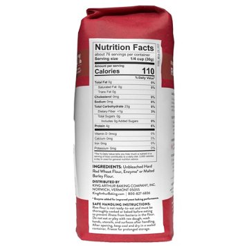 King Arthur Unbleached All-Purpose Flour, 5 lbs