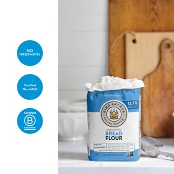 King Arthur Unbleached Bread Flour, 5 lbs
