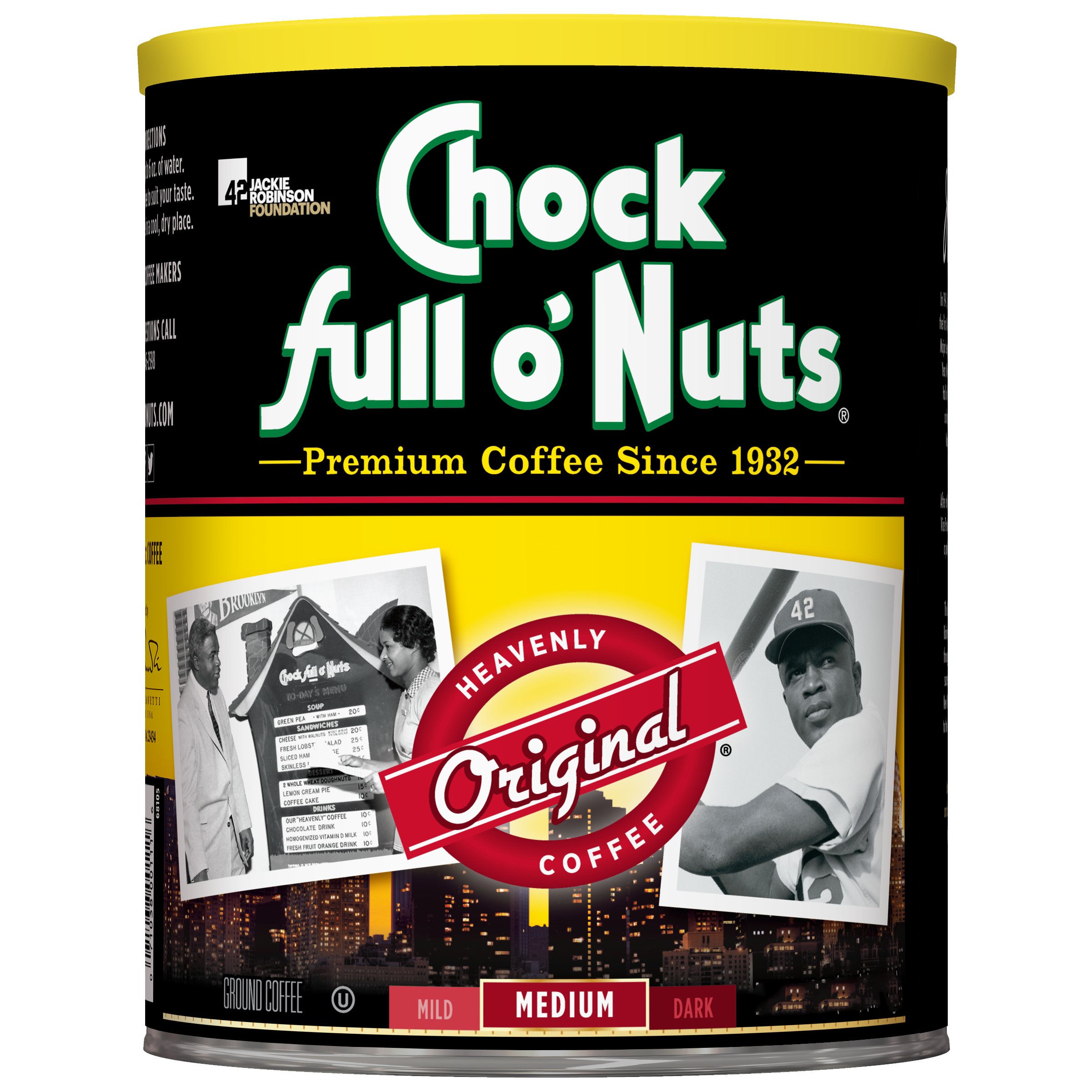 Chock Full o' Nuts Original Medium Roast Ground Coffee Shop Coffee at