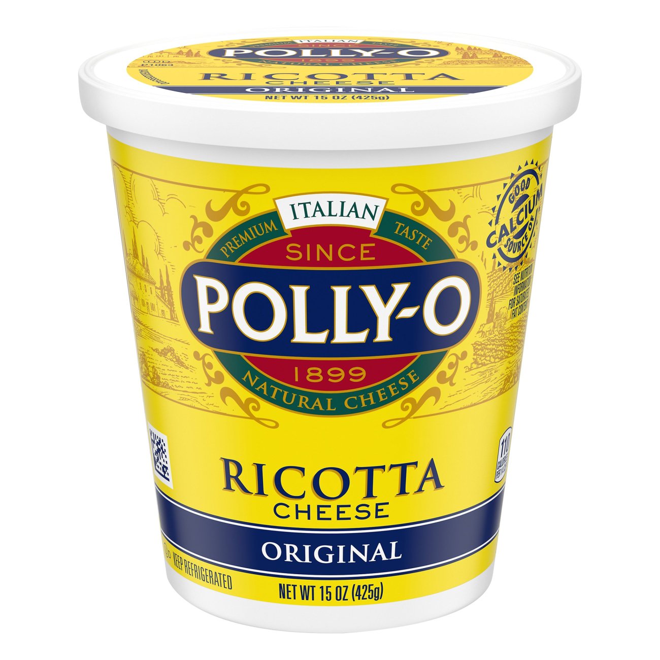 PollyO Whole Milk Original Ricotta Cheese Shop Cheese at HEB